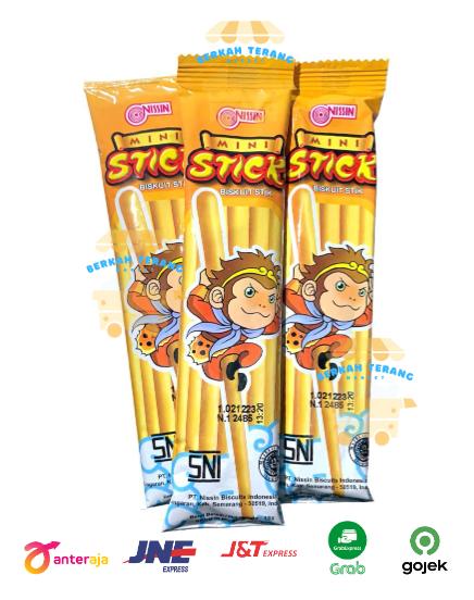 Gambar Nissin MINI STICK 25gr Biskuit Stik Snack Cemilan Anak Enak Murah - STICK KUNING  dari BERKAH TERANG BFS undefined Tokopedia