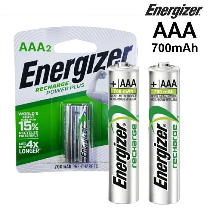 Gambar Baterai AAA Rechargeable 700mAh Energizer dari Drutech undefined Tokopedia