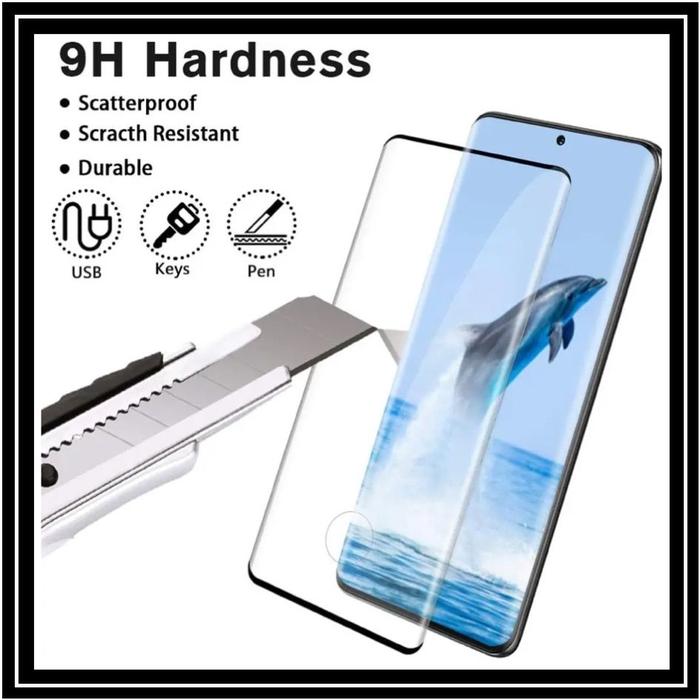 Jual SAMSUNG GALAXY S21 ULTRA TEMPERED GLASS FULL GLUE CURVED