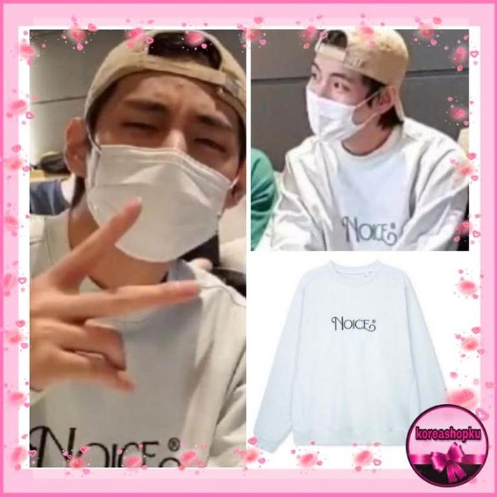 Jual SWEATER NOICE V KIM TAEHYUNG BTS BAJU KPOP KOREAN KOREA - M, Putih -  Jakarta Utara - Americano_jayastore | Tokopedia