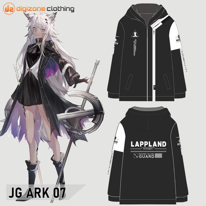 Gambar Jaket Hoodie Anime Game Arknights Lappland Guard - XXXL dari Digizone Hobbies Shop undefined Tokopedia