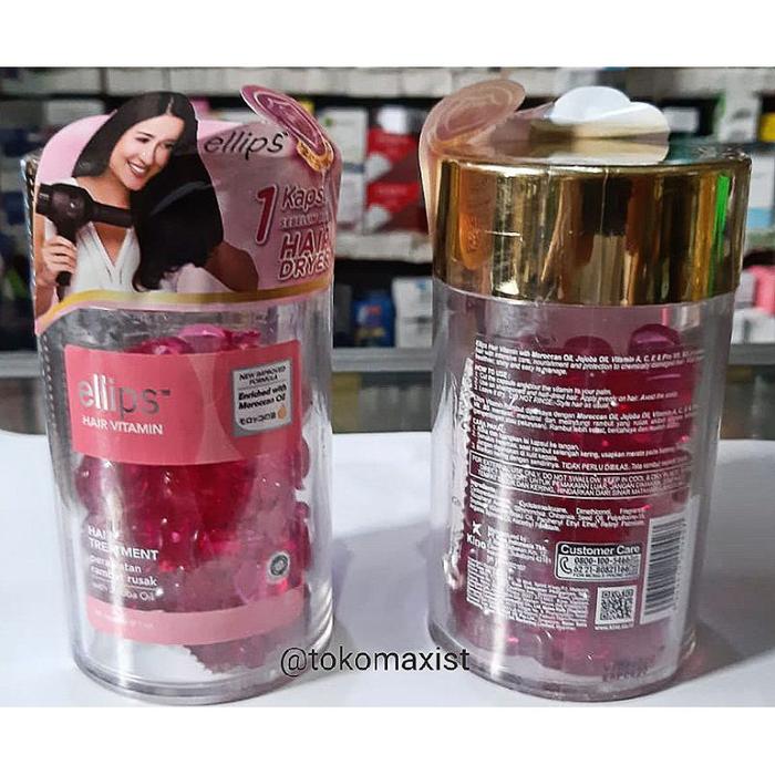 Gambar Ellips Hair Vitamin isi 50 pcs Ellips Vitamin Rambut Botol isi 50 - Pink dari Maxist Online Shop undefined Tokopedia