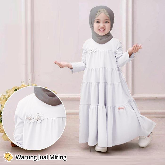 Gambar Baju Gamis Anak Perempuan & Dewasa 1-16 Tahun Baju Muslim Anak Gamis Dress Anak Remaja Tanggung Dres Wanita Gamis Princess Manasik Murah Putih Sage Crinkle Set Hijab Jilbab Kerudung Hijab Bayi Baju Gamis Anak Muslim Usia Umur Thn 2 3 4 5 6 7 8 9 10 11 12 - Princess Putih, XS (1-2 tahun) dari sultan & sultanah undefined Tokopedia
