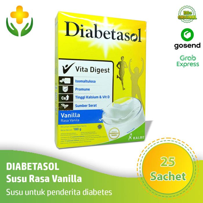 Gambar Susu Diabetasol Vita Digest Vanilla 180 gr Susu Penderita Diabetes dari APOTEK BAROKAH MEDIKA undefined Tokopedia