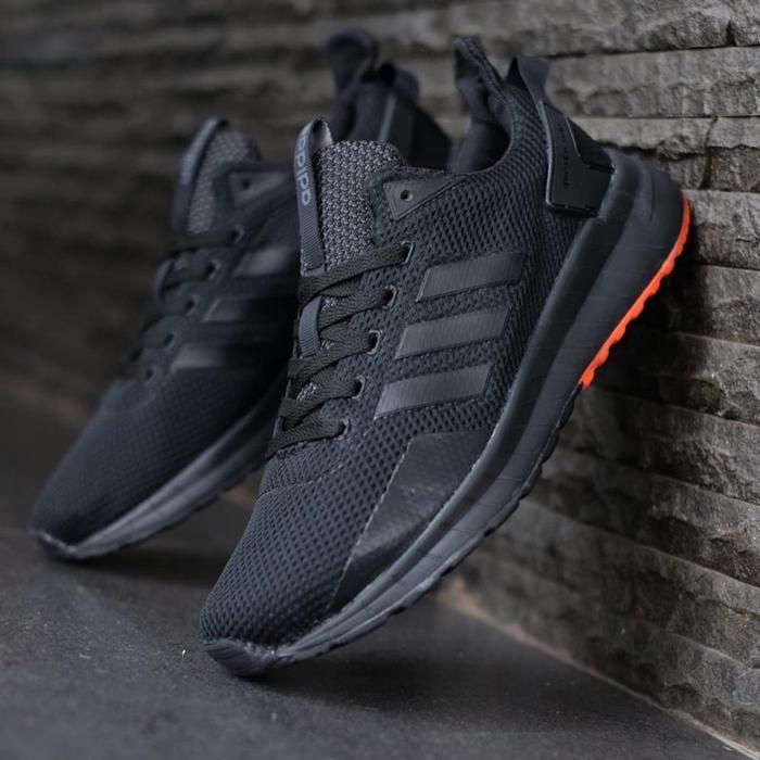Sneakers Adidas Questar Ride Black Orange Sepatu Adidas Adidas