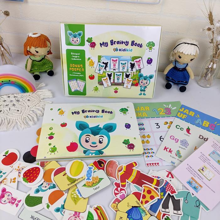 Gambar MY BRAINY BOOK | BUSY BOOK | MAINAN BUKU EDUKASI ANAK dari Kidikid Indonesia undefined Tokopedia