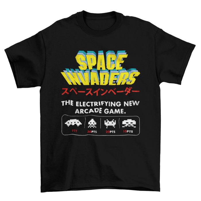 Gambar Retro Game - Space Invader | Kaos Game - XXL dari Tomoinc Nation undefined Tokopedia