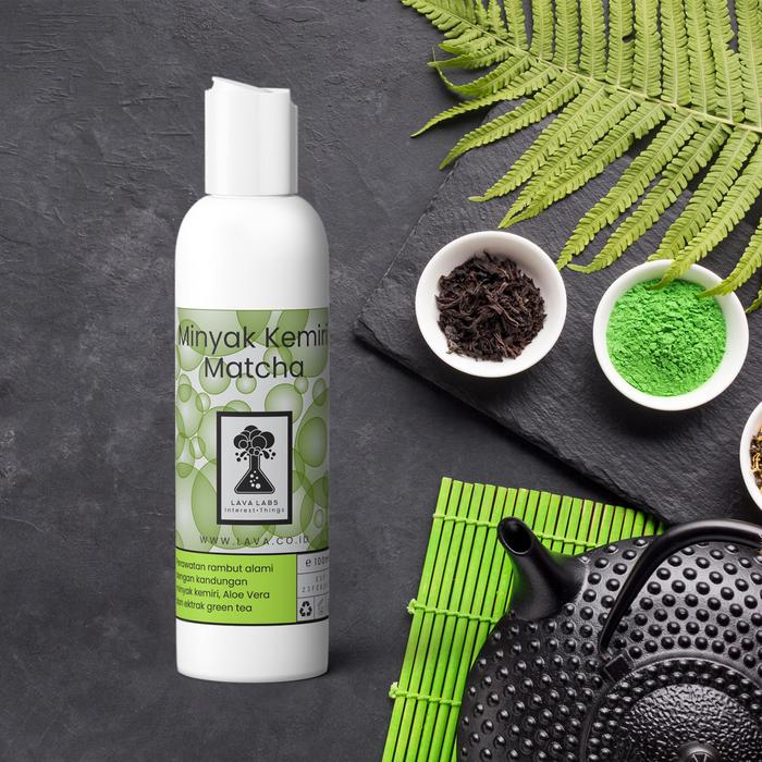 Gambar Minyak Kemiri Matcha Green Tea Lava Labs Yogyakarta Penumbuh Rambut dari videllionofficial undefined Tokopedia
