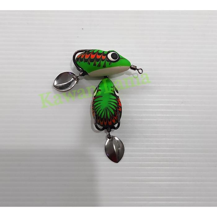 Gambar Lure Soft Frog Kura Kura - Hijau dari Toko pancing Kawan Lama undefined Tokopedia