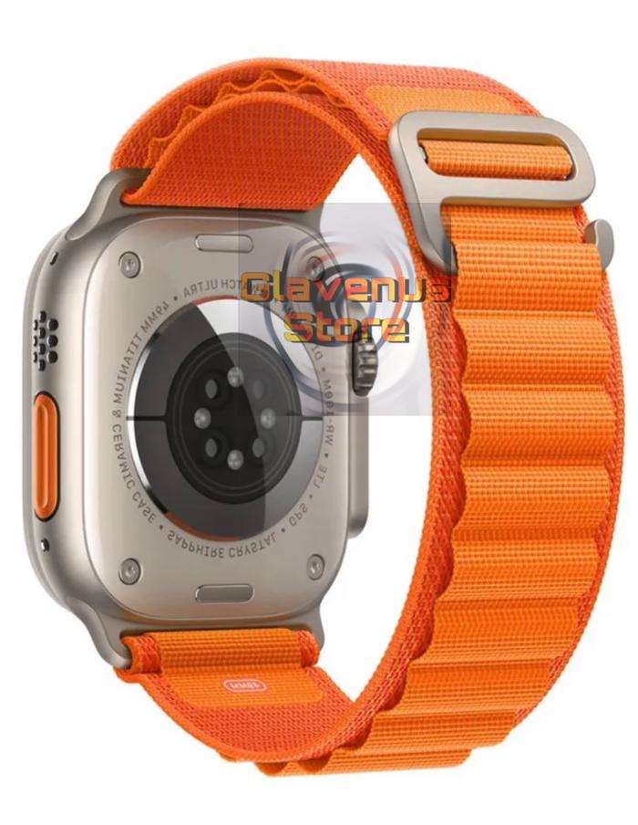 Gambar Apple Watch Ultra Alpine Loop Two Color Strap Series 3/4/5/6/SE/7/8/U - Orange, 42/44/45/49mm dari Glavenus Store undefined Tokopedia