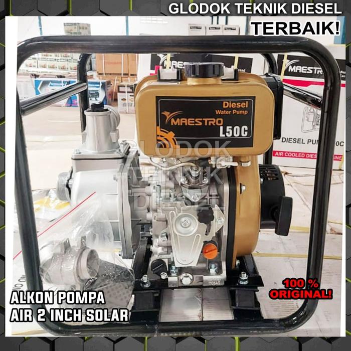 Gambar Mesin Pompa Air Sawah Alkon 3 INCH Diesel Solar Type 80 Water Pump ORI - 2 INCH dari Glodok Diesel undefined Tokopedia