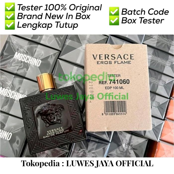 Jual Versace Eros FLAME EDP 100ml Men TESTER Jakarta Utara