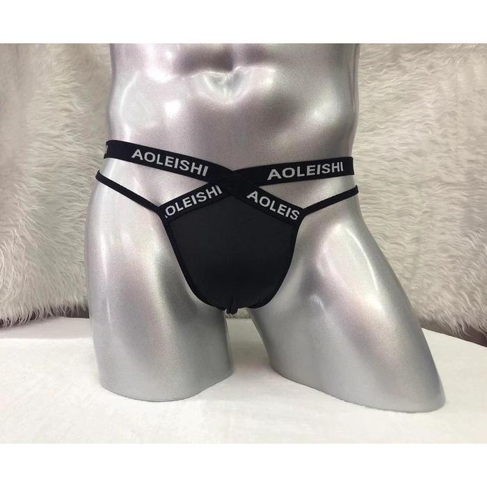 Gambar (COD) G String Pria Sexy hot transparan Low Waist Celana Dalam Pria - Hitam, All Size dari Caramela Fashion undefined Tokopedia