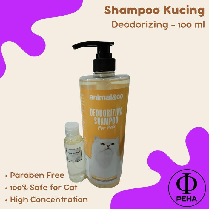 Gambar Shampoo Kucing Anti Kutu Jamur Shampo Kucing Wangi Animalnco 100 ml - Deodorizing dari Toko Peha undefined Tokopedia