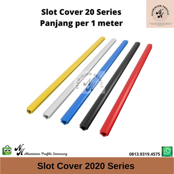 Gambar Slot Cover 20 Series .untuk slot Aluminium 20 series/per 1 meter Slot - Abu-abu dari eNHa Aluminium Profile undefined Tokopedia