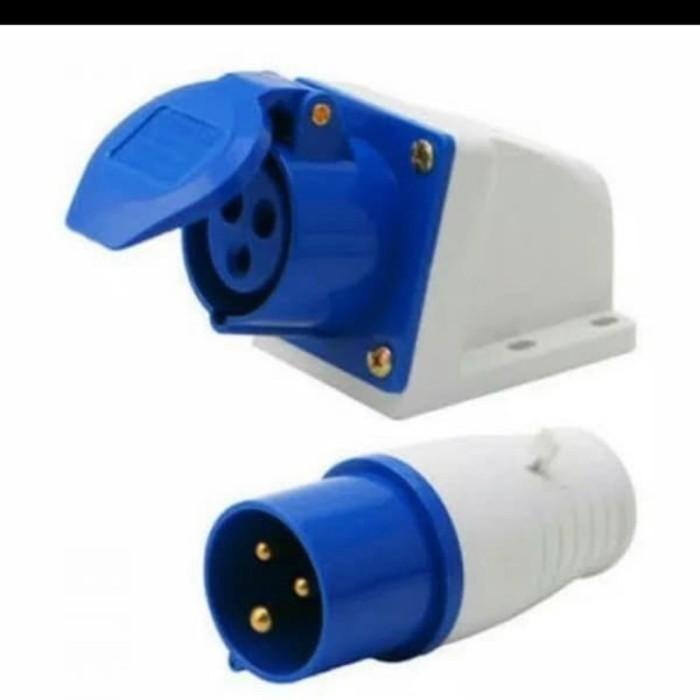 Gambar Soket industry genset plug industri surface mobile 3p 4p 5p 16a 32a - SURFACE 3X16A dari PROLED ELECTRIC undefined Tokopedia