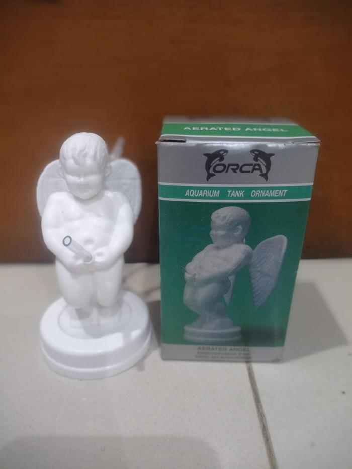 Gambar HIASAN AQUARIUM ORCA ANGEL KECIL - KECIL dari V73 Store undefined Tokopedia
