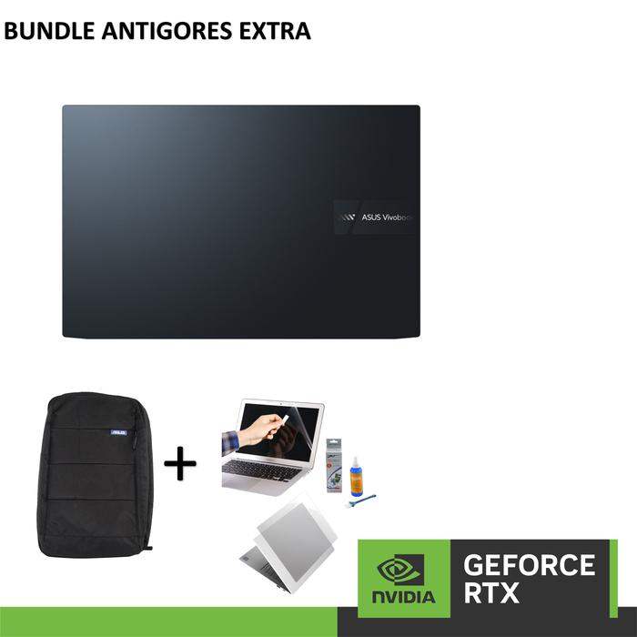 Gambar ASUS VIVOBOOK PRO 14 M7400QE GeForce RTX 3050Ti - Ryzen 7 5800 16GB - BLACK+ANTIGORES dari NVIDIA GeForce Laptop undefined Tokopedia