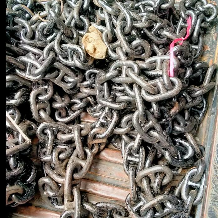 Gambar anchor chain/ rantai jangkar/ chain 22mm dari PERALATAN KAPAL BATAM undefined Tokopedia