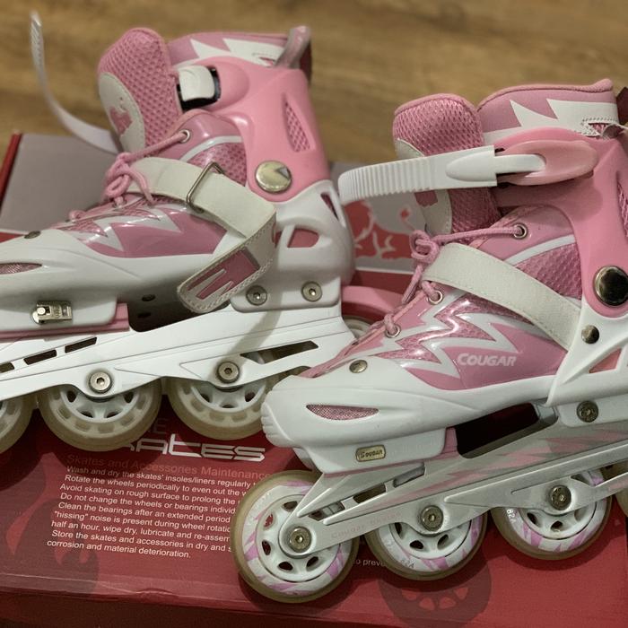 Gambar roller blade anak - Pink/white, 34-37 dari Cool Camera undefined 5 Tokopedia