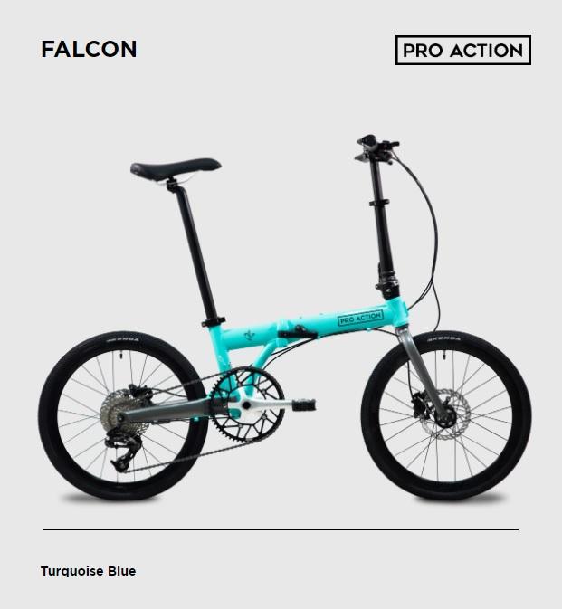 Promo Sepeda Lipat - PRO ACTION 16 Inch Falcon (Turquoise Blue) - Kota ...