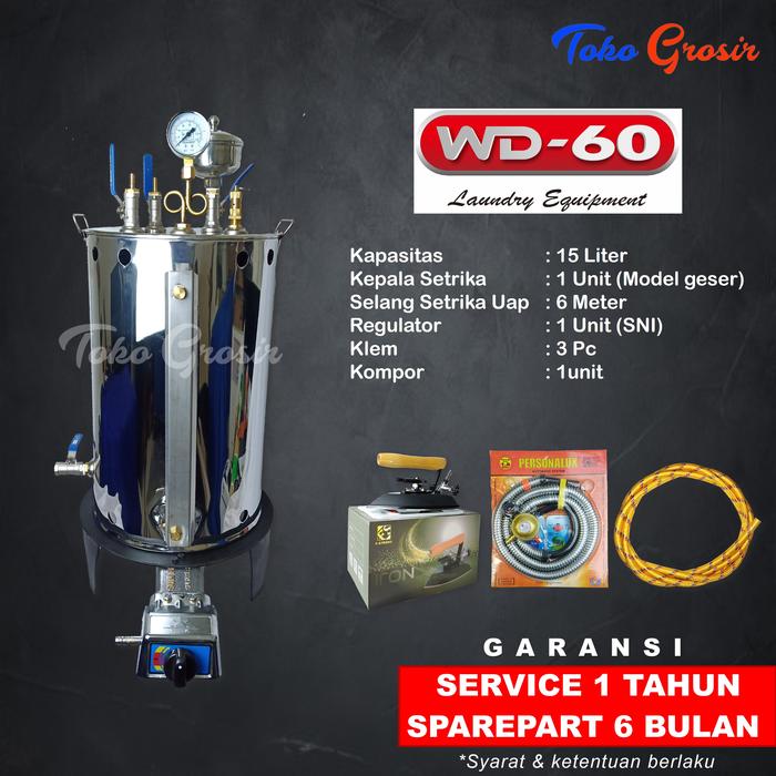 Gambar SETRIKA UAP BOILER LAUNDRY GAS - STEAM BOILER - TABUNG BOILER - 25 LTR 3 KEPALA dari Toko Grosir 46_NEW undefined Tokopedia