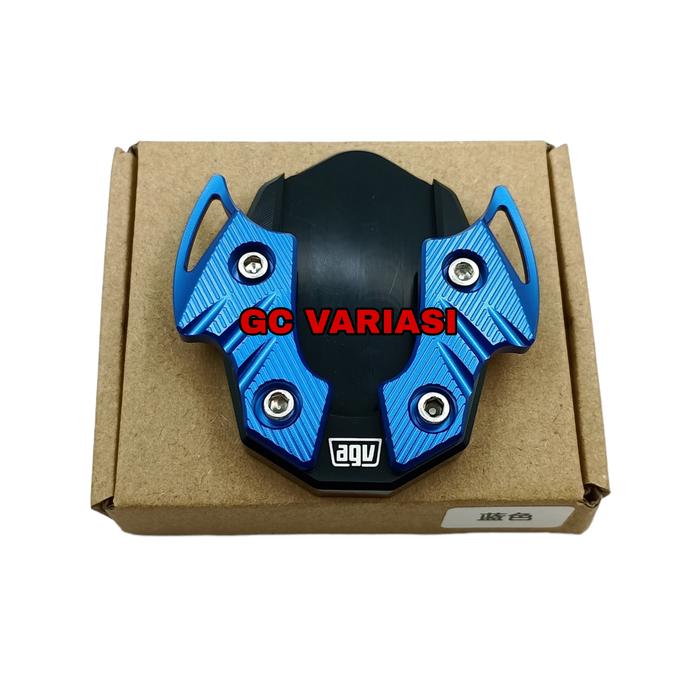 Gambar Cover Sepatu Variasi Standar Samping  Model Robot AGV Bahan Full CNC - Biru dari GENERACION VARIASI undefined Tokopedia