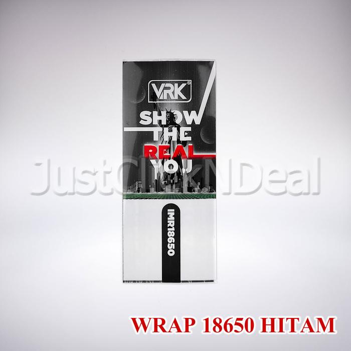 Gambar VRK Wrap 18650 PVC Bungkus Baterai Show The Real You Hitam Biru Merah - Hitam dari JustClickNDeal undefined Tokopedia