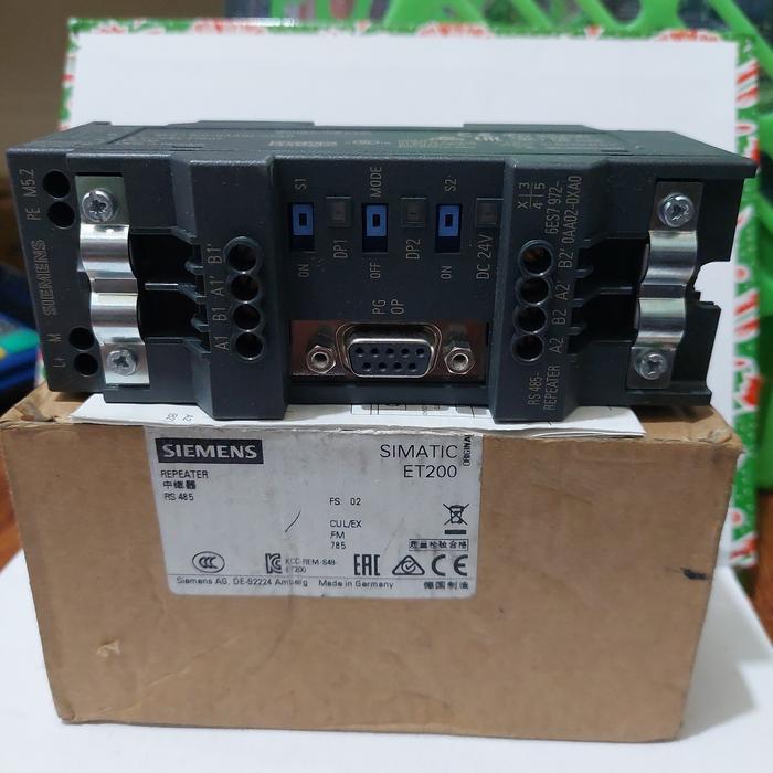 Jual SIEMENS 6ES7972-0AA02-0XA0 REPEATER RS 485 - Kota Bandung - JJ ELECTRICK | Tokopedia