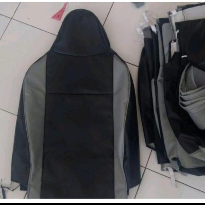Gambar sarung/cover jok mobil Karimun wagon/kotak/Estilo - hitam moka dari kustinanamaku undefined 5 Tokopedia