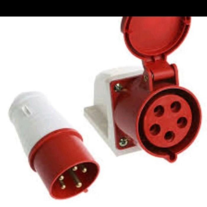 Gambar Soket industry genset plug industri surface mobile 3p 4p 5p 16a 32a - SURFACE 5X32A dari PROLED ELECTRIC undefined Tokopedia