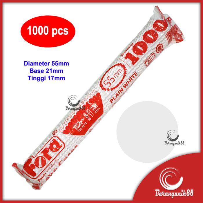 Gambar Kertas Alas Nastar Bulat 55mm 1000 Motif Cake Case Cup Cake Fora - Putih, 55/21mm dari BarangUnik88 undefined Tokopedia