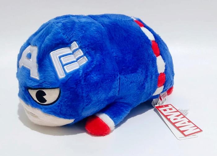 Gambar Boneka Captain America MINISO Life Original Plush Toy Pillow Rare dari Lilnuttree_NEW undefined Tokopedia