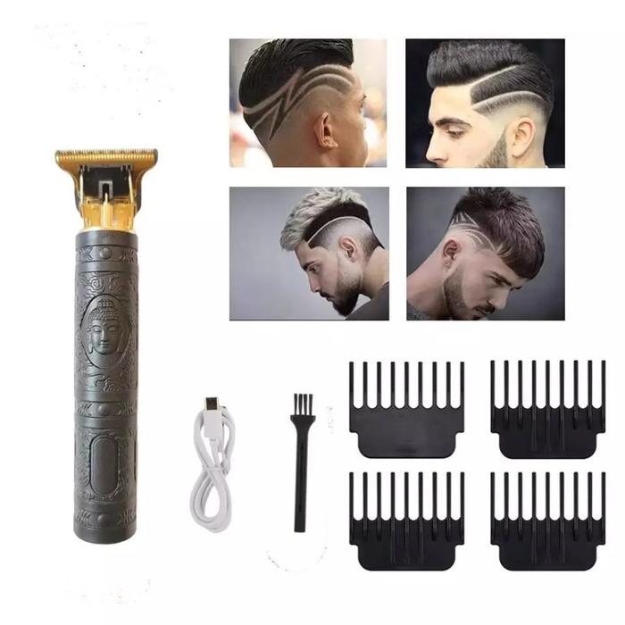 Gambar Satu Set Lengkap Alat Cukur Rambut Jenggot Kumis Elektrik Profesional - set cukuran dari enak group undefined Tokopedia