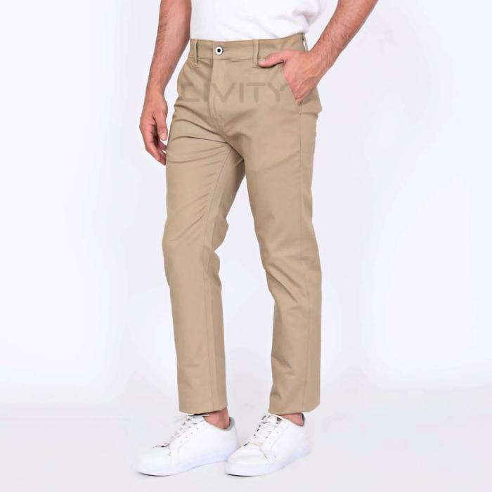 Gambar Celana Chino Panjang Pria Civity Original - Khaki, 32 dari Civity undefined Tokopedia
