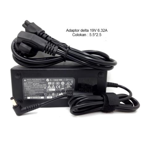 Gambar Adaptor Laptop MSI 19V - 6.15A DELTA Electronics DC 5.5*2.5 120W dari Partplus undefined Tokopedia