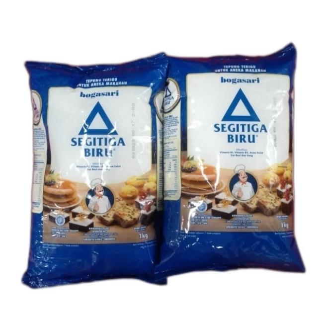 Gambar SEGITIGA BIRU PREMIUM TEPUNG TERIGU UKURAN 1000GR dari Gedhe TBK Jogja undefined Tokopedia