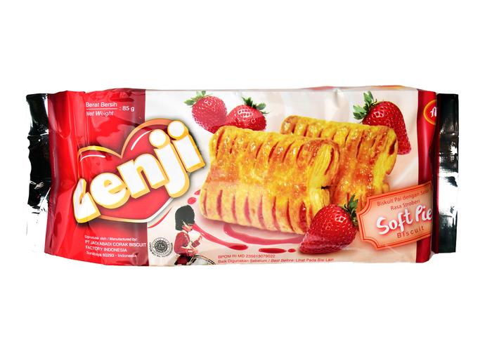 Gambar BISKUIT MONDE GENJI SOFT PIE STRAWBERRY CHOCO 85 GR dari KING JIM SHOP OFFICIAL undefined Tokopedia