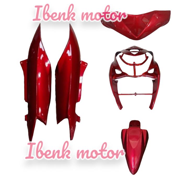 Gambar Full Body Kasar Halus Mio Soul Karbu/Full Body Set Mio Soul Lama Merah - Body Halus dari Ibenk motor part undefined Tokopedia