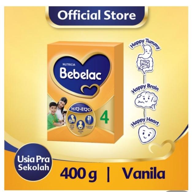 Gambar Bebelac 4 susu pertumbuhan anak 3-5 tahun 400 gr - Vanila dari CENDANA ONLINESHOP undefined Tokopedia