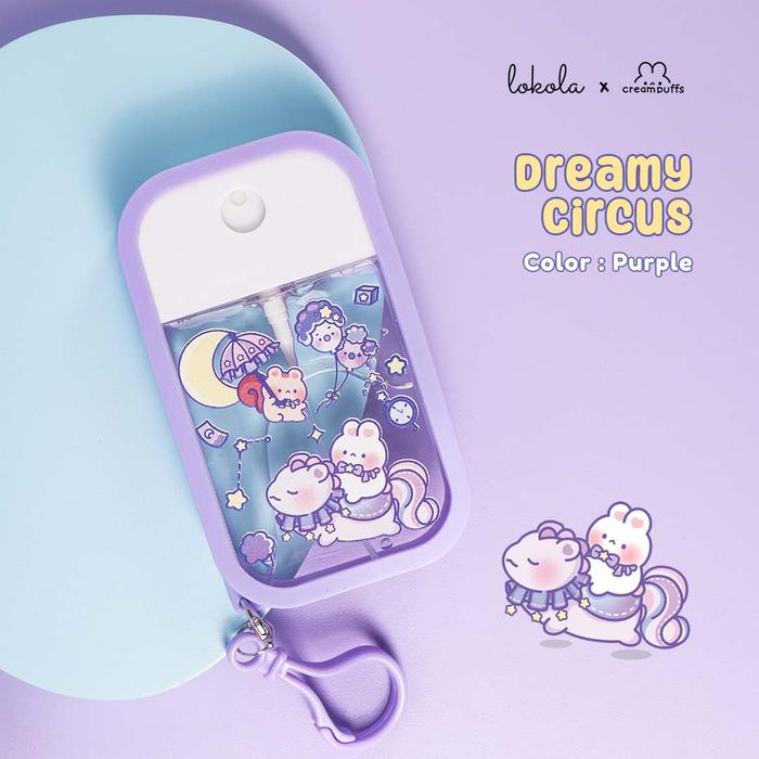 Gambar Pocket Hand Sanitizer Spray Lokola by Uneed x Creampuffs - Dreamy Circus dari Uneed Indonesia undefined Tokopedia