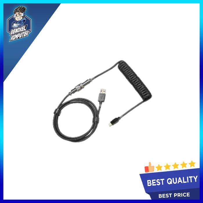 Gambar COOLERMASTER COILED KEYBOARD CABLE - BLACK dari bengkelkomputerptk undefined Tokopedia