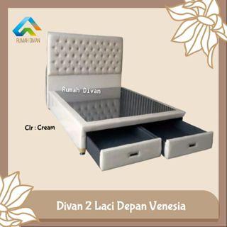 Gambar Divan Dipan 2 Laci Depan Venesia UK. 140*200 Bisa Pilih Warna dari Rumah Divan undefined Tokopedia