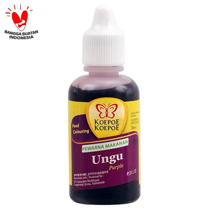 Gambar PEWARNA MAKANAN WARNA UNGU KOEPOE-KOEPOE 30ML GRAPE FOOD COLOURING - GRAPE dari LATTEBLESS undefined Tokopedia