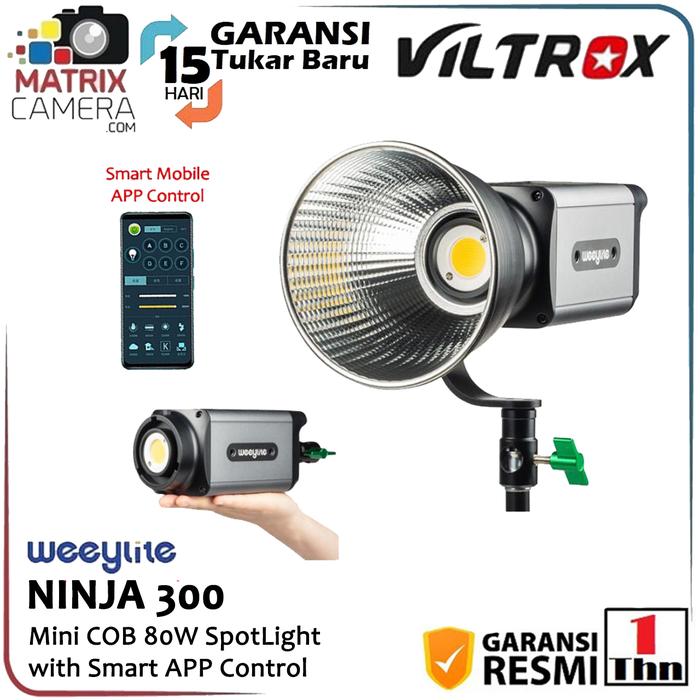 Gambar Viltrox Weeylite Ninja 300 Mini Smart COB Spotlight 80W Led Light - Spotlight Only dari Matrix Camera_NEW undefined Tokopedia