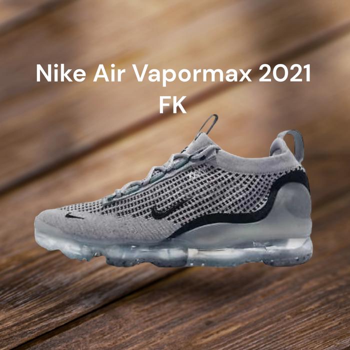 Jual Nike Air Vapormax 2021 FK SE Light Bone Grey Men Running