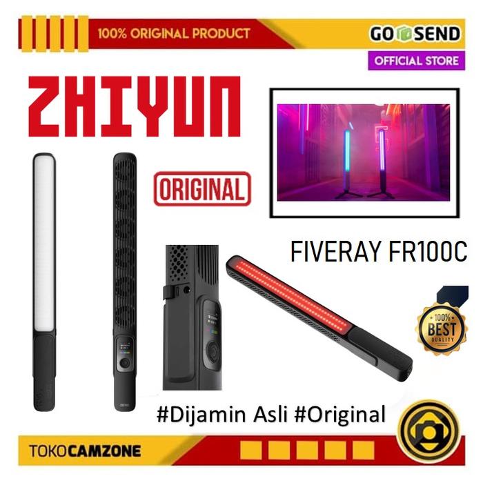 Gambar Zhiyun FIVERAY FR100C RBV LED Tube Light Perlengkapan Studio - BASIC dari Camzone Official undefined Tokopedia