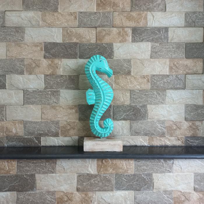 Gambar Dekorasi Hiasan Meja Kuda Laut Home Decor Barang Unik - Hijau dari D&A Mart undefined Tokopedia