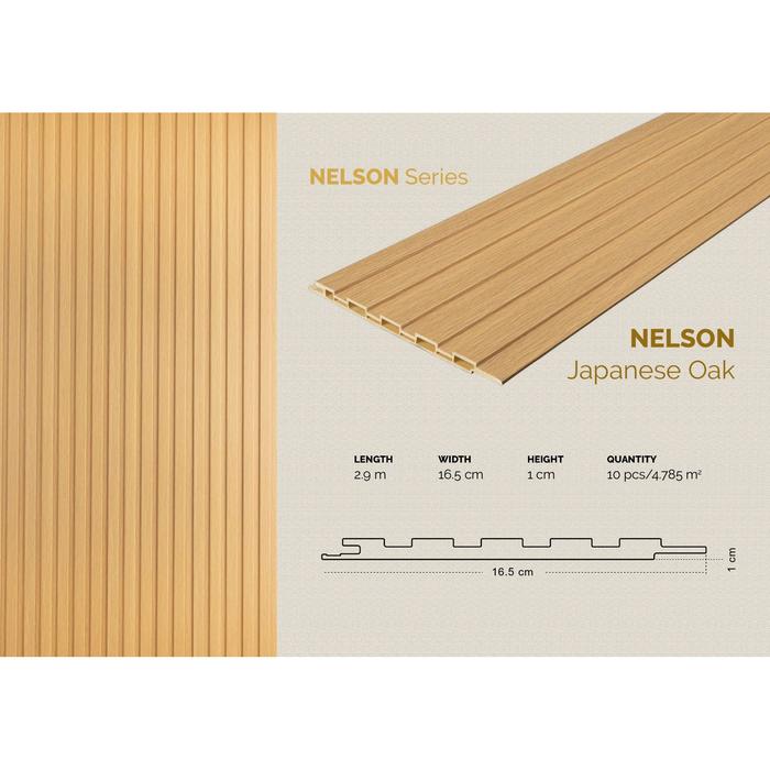 Gambar GAIA - Nelson Wallpanel / WPC Dinding Motif Kayu / Wall Panel PVC - NLSN Japanese dari Unique Carpet & Decoration undefined Tokopedia