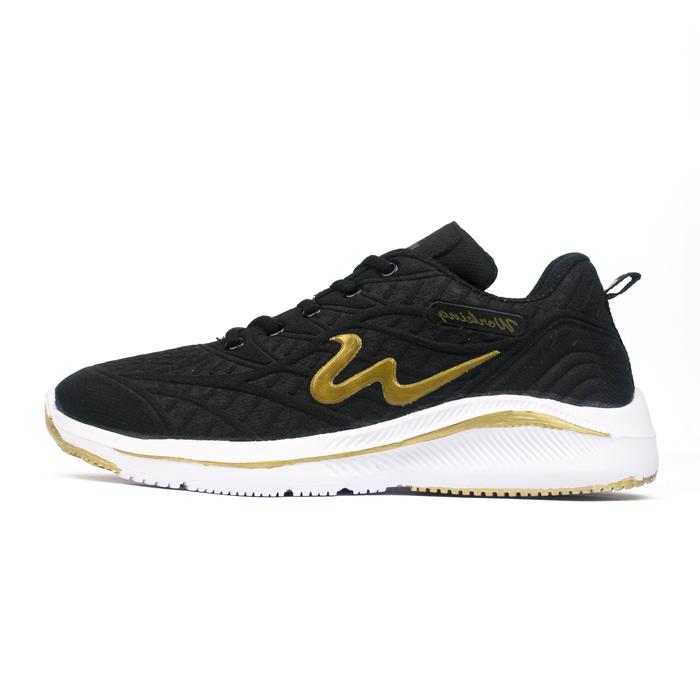 Gambar Working Sneakers For You Sepatu Running U-03 - U3 Hitam Mas, 36 dari WORKING SNEAKERS FOR YOU OFFICIAL SHOP undefined Tokopedia